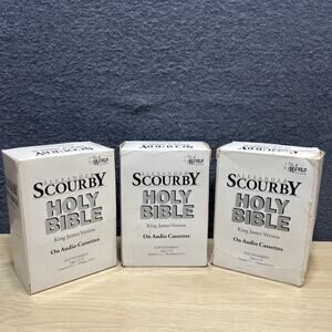 Lot Of Alexander Scourby Holy Bible King James Version Audio Cassettes (34) Read
